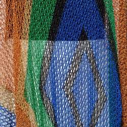 Pre Owned Balmain Multicolor Lurex Crochet Poncho (One Size)