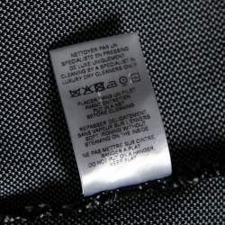 Pre Owned Balmain Black Knit Logo Printed Sleeveless Bodysuit S