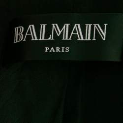 Pre Owned Balmain Pink Wool Double Breasted Blazer M