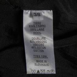 Pre Owned Balmain Red Wool Double Breasted Blazer M