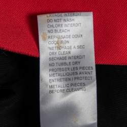 Pre Owned Balmain Red Wool Double Breasted Blazer M