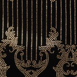 Pre Owned Balmain Black Velvet Stud Embellished Mini Skirt M