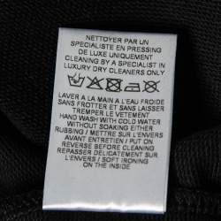 Pre Owned Balmain Black Logo Print Cotton Sweatshirt L