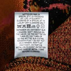 Pre Owned Balmain Black Intarsia Lurex Knit Sleeveless Bodycon Dress M