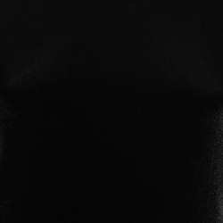 Pre Owned Balmain Black Velvet Long Sleeve Bodysuit L