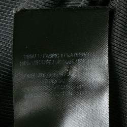 Pre Owned Balmain Dark Blue Crepe Double-Breasted Blazer M