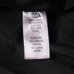 Pre Owned Balmain Hot Pink Jacquard Double Breasted Blazer S