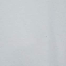 Balmain White Logo Printed Cotton Button Detailed Sleeveless T-Shirt M