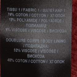 Pre Owned Balmain Pink Tweed Double-Breasted Blazer M