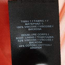 Pre Owned Balmain Pink Boucle Double Breasted Blazer S