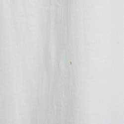 Pre Owned Balmain Off-White Slogan Studded Cotton Tank Top S