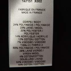 Balmain Multicolor Tweed Collarless Jacket M