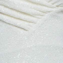 Pre Owned Balmain Off White Sequin Sleeveless Dress S