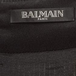 Pre Owned Balmain Multicolor Sequin V-Neck Mini Sheath Dress S