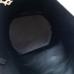 Pre Owned Balmain Multicolor Logo Woven Raffia Basket Bag