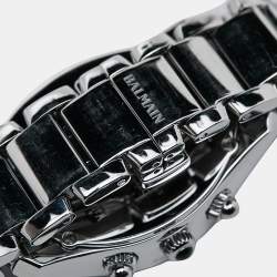 Balmain Silver Stainless Steel Diamond 5475 Women's Wristwatch 33 mm