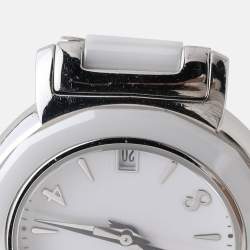 Balmain White Ceramic Stainless Steel B3896.33.22 Women's Wristwatch 29 mm