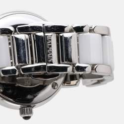 Balmain White Ceramic Stainless Steel B3896.33.22 Women's Wristwatch 29 mm