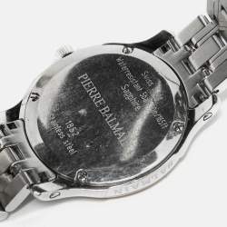 مملوكة مسبقًا ساعة يد نسائية بالمان كلاسيك بي1852.39.16 ستانلس ستيل لونين فضية 34 مم