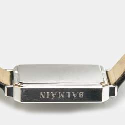 Pre Owned ساعة يد نسائية بالمان إيريني B4391.32.66 ستانلس ستيل جلد براءة عداد أسود 25 مم