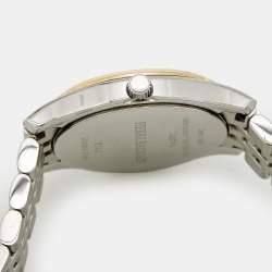 Pre Owned Balmain Beleganza B8342.39.86 Mother Of Pearl Dial Two Tone Stainless Steel Diamond Women's Wristwatch 27.50 mm