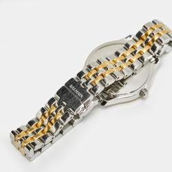 Pre Owned Balmain Beleganza B8342.39.86 Mother Of Pearl Dial Two Tone Stainless Steel Diamond Women's Wristwatch 27.50 mm