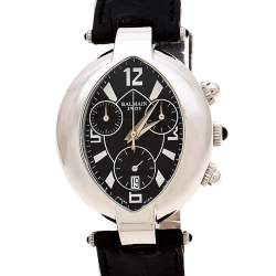 Balmain Black Stainless Steel Excessive Chronograph 5831 Women's Wristwatch 32 mm