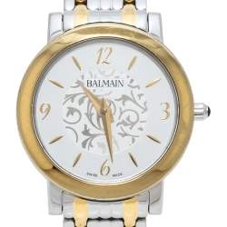 Balmain Silver Two-Tone Stainless Steel Elegance Chic Mini B1692.39.14 Women's Wristwatch 29 mm