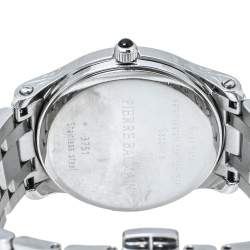 Pre Owned Balmain Mother Of Pearl Stainless Steel Diamond Fairy Arabesques 3751 Women's Wristwatch 34 mm