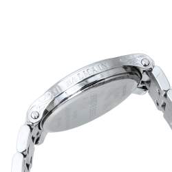 Pre Owned Balmain Mother Of Pearl Stainless Steel Diamond Fairy Arabesques 3751 Women's Wristwatch 34 mm
