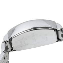 Pre Owned Balmain White Mother of Pearl Stainless Steel Arcade Chronograph Women's Wristwatch 30 mm