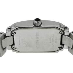 Pre Owned Pierre Balmain White Stainless Steel Diamonds 3655 Women's Wristwatch 19 x 27 mm