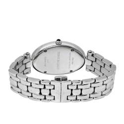 Pre Owned Balmain Silver Stainless Steel Diamonds Ovation Mini Women's Wristwatch 28 mm