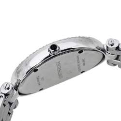 Pre Owned Balmain Silver Stainless Steel Diamonds Ovation Mini Women's Wristwatch 28 mm