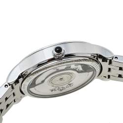 Pre Owned Balmain Black Stainless Steel Classic R Lady Automatic 3991 Women's Wristwatch 32 mm