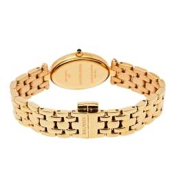 Pre Owned Balmain Mother Of Pearl Rose Gold Tone Stainless Steel B3259.3384 Women's Wristwatch 19 mm