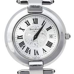 مملوكة مسبقًا Balmain Silver Stainless Steel 2101 Quartz Women's Wristwatch 35 mm
