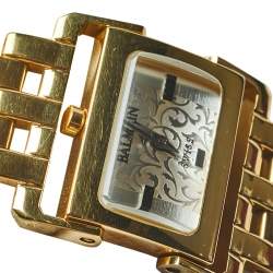 Pre Owned Balmain Silver Gold Tone Stainless Steel 2089 Women's Wristwatch 24 mm