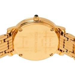 Pre Owned Balmain Silver Gold Tone Stainless Steel Elegance Chic 1690 Women's Wristwatch 29 mm
