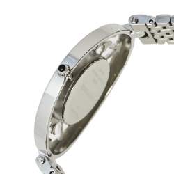 Pre Owned Balmain Mother of Pearl Stainless Steel Diamond 3075 Women's Wristwatch 32 mm