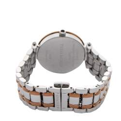 Pre Owned Balmain Silver Two-Tone Stainless Steel Bellafina Mini 1658 Women's Wristwatch 29 mm