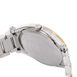 Pre Owned Balmain Mother of Pearl Two-Tone Stainless Steel Euphelia B4158.33.82 Women's Wristwatch 33 mm