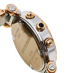 Pre Owned Balmain Mother of Pearl Two-Tone Stainless Steel Balmania Chrono 5638 Women's Wristwatch 38 mm