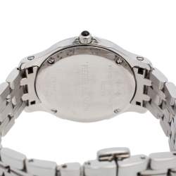 Pre Owned Balmain Mother of Pearl Stainless Steel Diamonds Eria 1855 Women's Wristwatch 34 mm