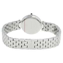 Pre Owned Balmain White Mother of Pearl Stainless Steel Haute Elegance B8071.33.83 Women's Wristwatch 27 mm