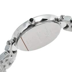 Pre Owned Balmain White Mother of Pearl Stainless Steel Haute Elegance B8071.33.83 Women's Wristwatch 27 mm