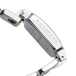Pre Owned Balmain Mother Of Pearl Diamonds Stainless Steel Balmya B4011.33.82 Women's Wristwatch 19 mm