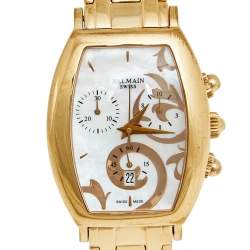 Balmain Mother Of Pearl Rose Gold Plated Stainless Steel Arcade B5719.33.84 Women's Wristwatch 31 mm