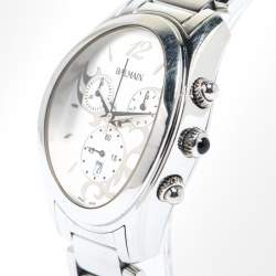 Pre Owned Balmain Silver Stainless Steel 5471 Women's Wristwatch 33 mm