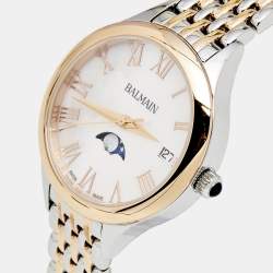 Balmain Mother Of Pearl Two-Tone Stainless De Balmain B.4918.33.82 Women's Wristwatch 31 mm